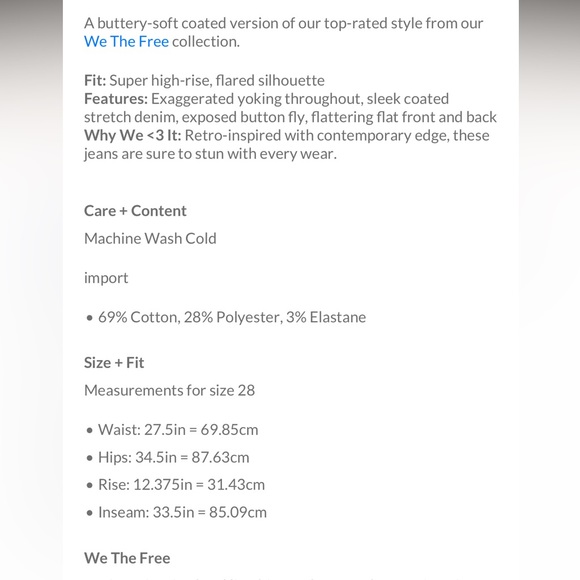 Jayde Coated Flares - Picture 2 of 3